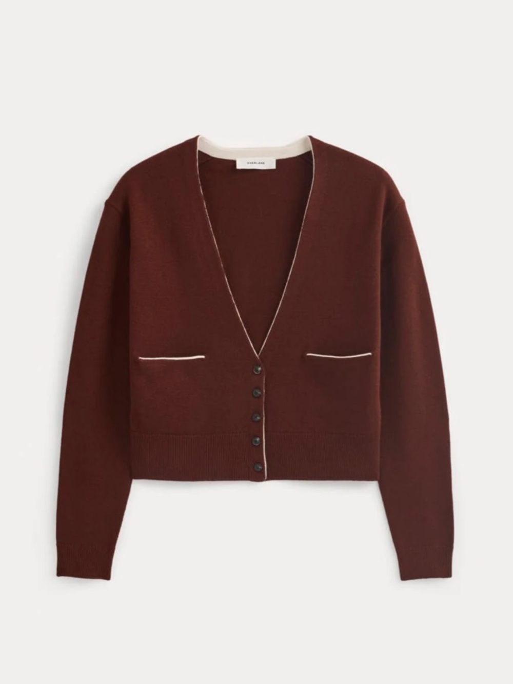 Everlane Deep V-Neck Cardigan - Picture 2 of 10